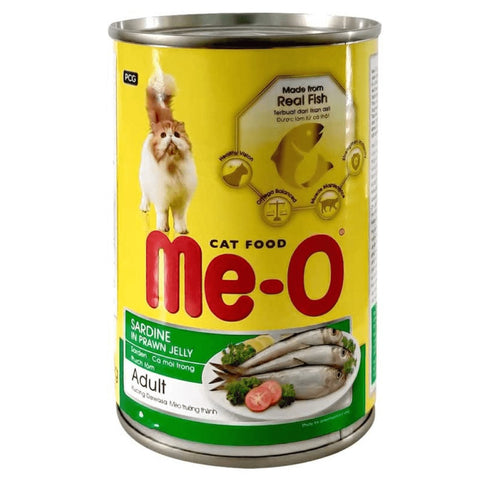Me-O Sardine in Prawn Jelly Canned Adult Cat Wet Food Me-O Sardine in Prawn Jelly Canned Adult Cat Wet Food