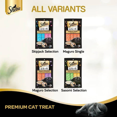 Me O Creamy Chicken & Liver and Sheba Chicken & Chicken Whitefish Sasami Selection Melty Premium Cat Treats Combo Me O Creamy Chicken & Liver and Sheba Chicken & Chicken Whitefish Sasami Selection Melty Premium Cat Treats Combo