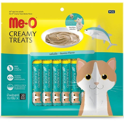 Me-O Creamy Chicken & Liver, Salmon and Bonito Cat Treat Combo Me-O Creamy Chicken & Liver, Salmon and Bonito Cat Treat Combo