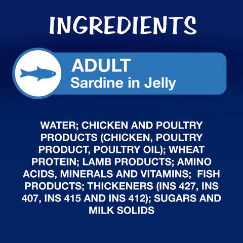 Me-O Delite Tuna with Bonito in Jelly and Purina Felix Sardine with Jelly Adult Cat Wet Food Combo (12+12) Me-O Delite Tuna with Bonito in Jelly and Purina Felix Sardine with Jelly Adult Cat Wet Food Combo (12+12)