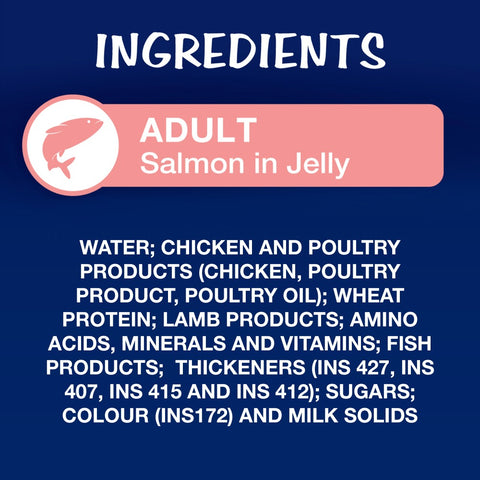 Me-O Delite Tuna with Crab Sticks in Jelly and Purina Felix Salmon with Jelly Adult Cat Wet Food Combo (12+12) Me-O Delite Tuna with Crab Sticks in Jelly and Purina Felix Salmon with Jelly Adult Cat Wet Food Combo (12+12)