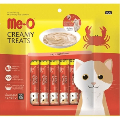 Me-O Creamy Salmon and Crab Cat Treat Combo