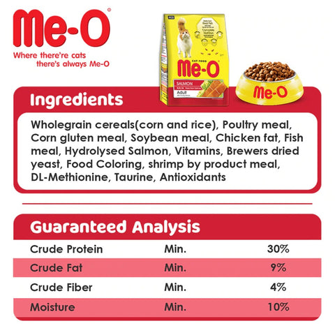 Me-O Salmon Adult Cat Dry Food